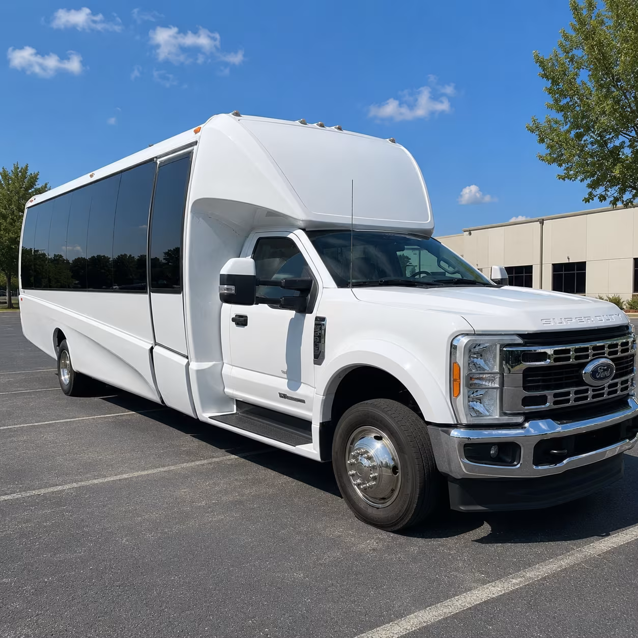 convention and conference shuttle buses at the ozark empire fairgrounds