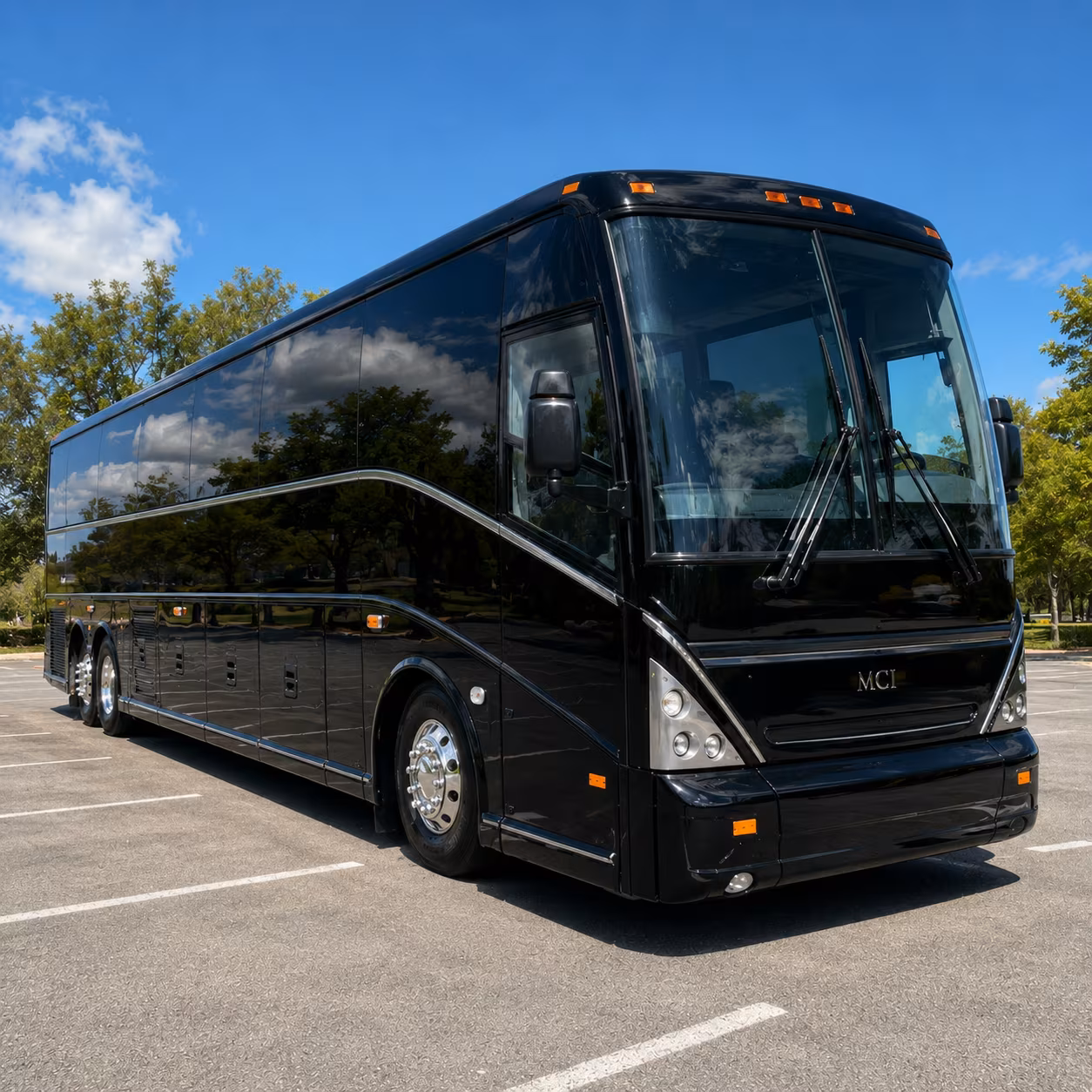 corporate campus and office park shuttle buses in springfield