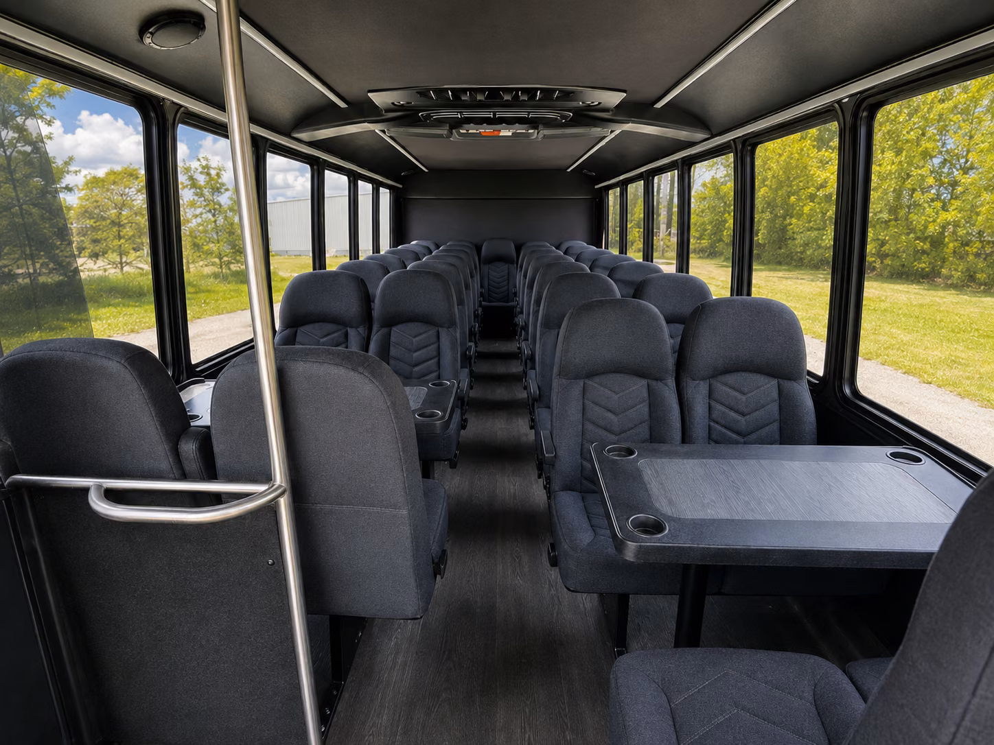 springfield 15 passenger minibus inside