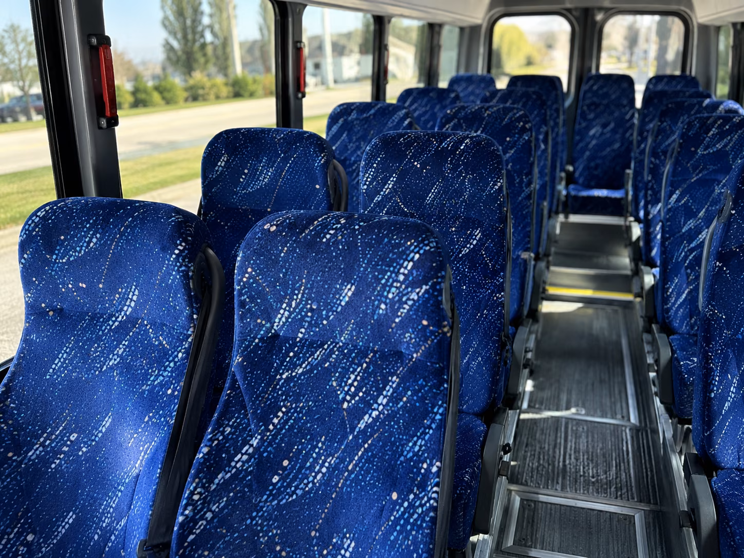 springfield 15 passenger minibus interior