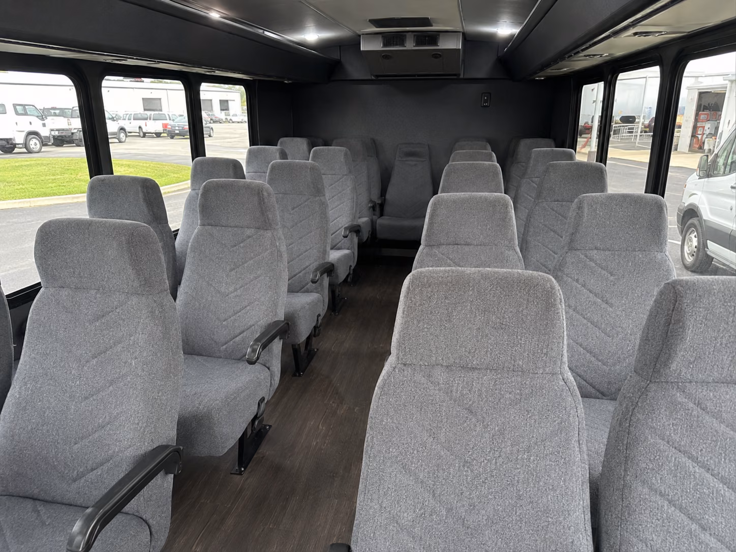 springfield 20 passenger minibus inside