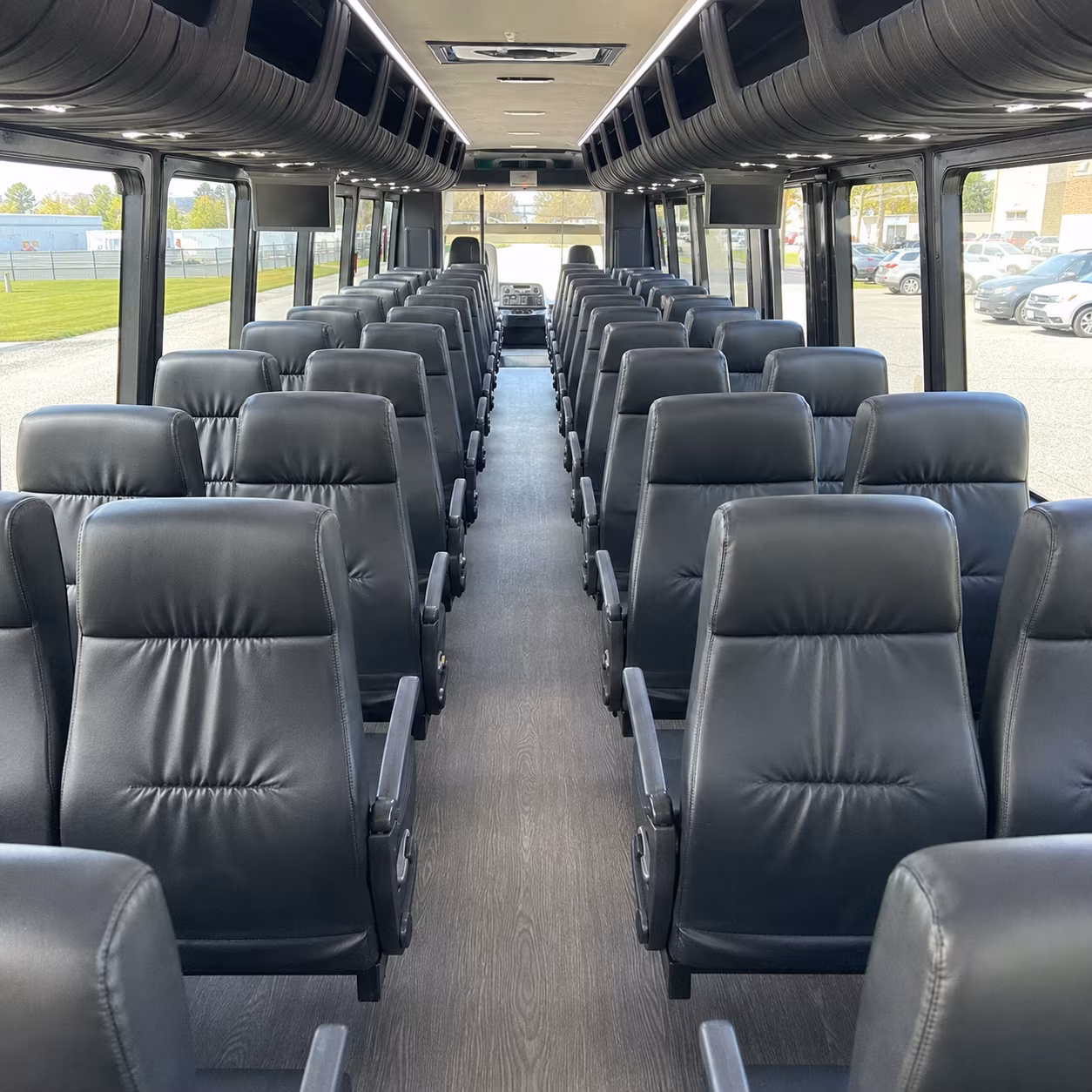 springfield 25 passenger minibus inside