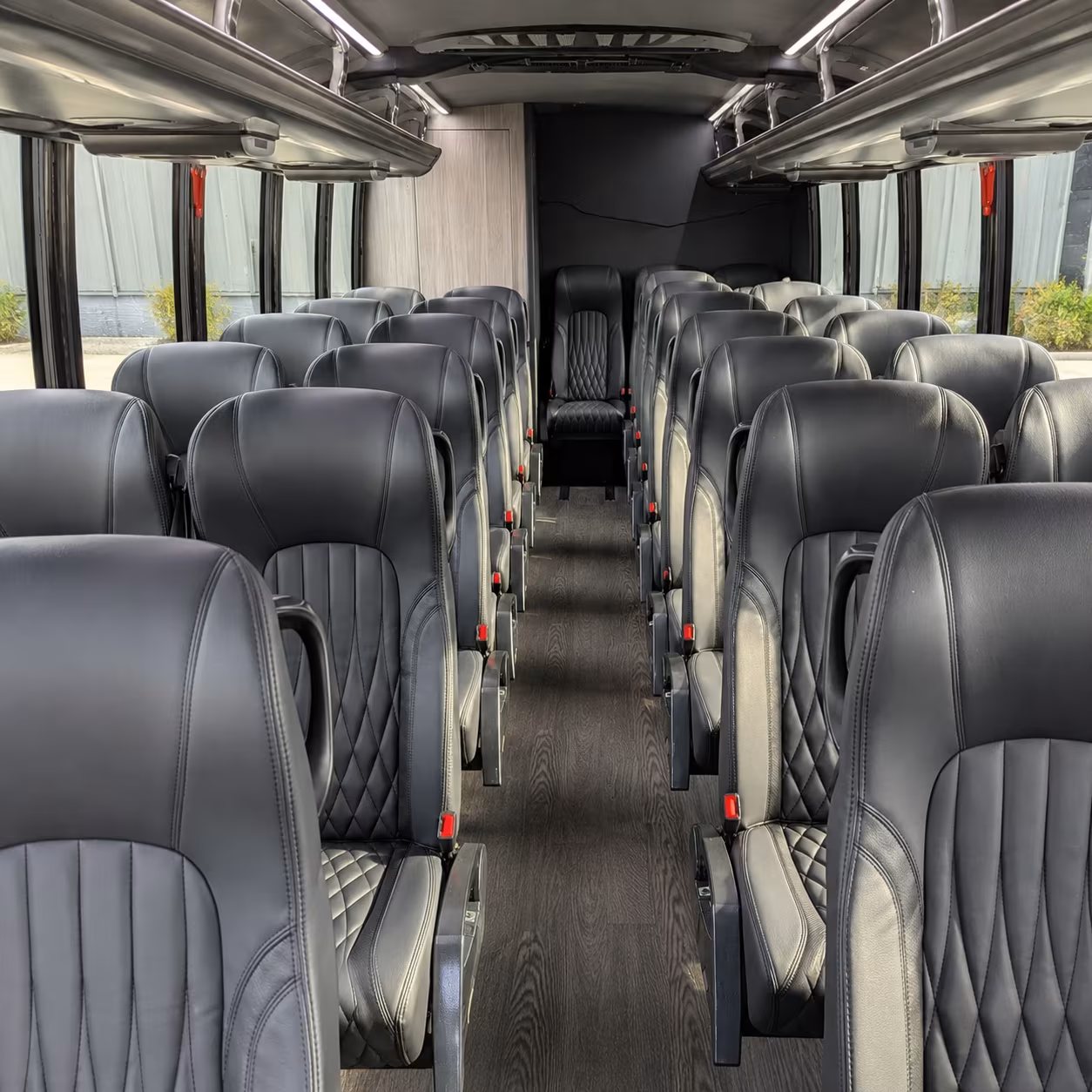 springfield 30 passenger minibus inside