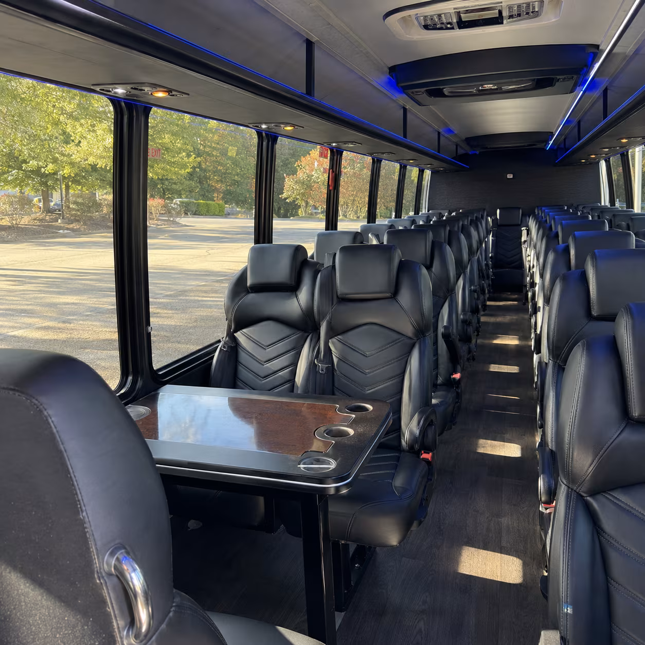 springfield 30 passenger minibus interior