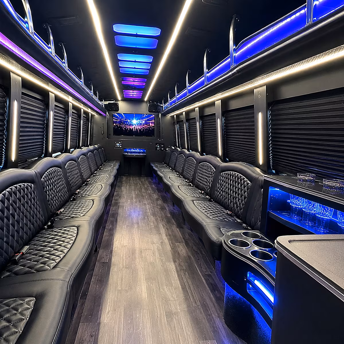 springfield party bus interior