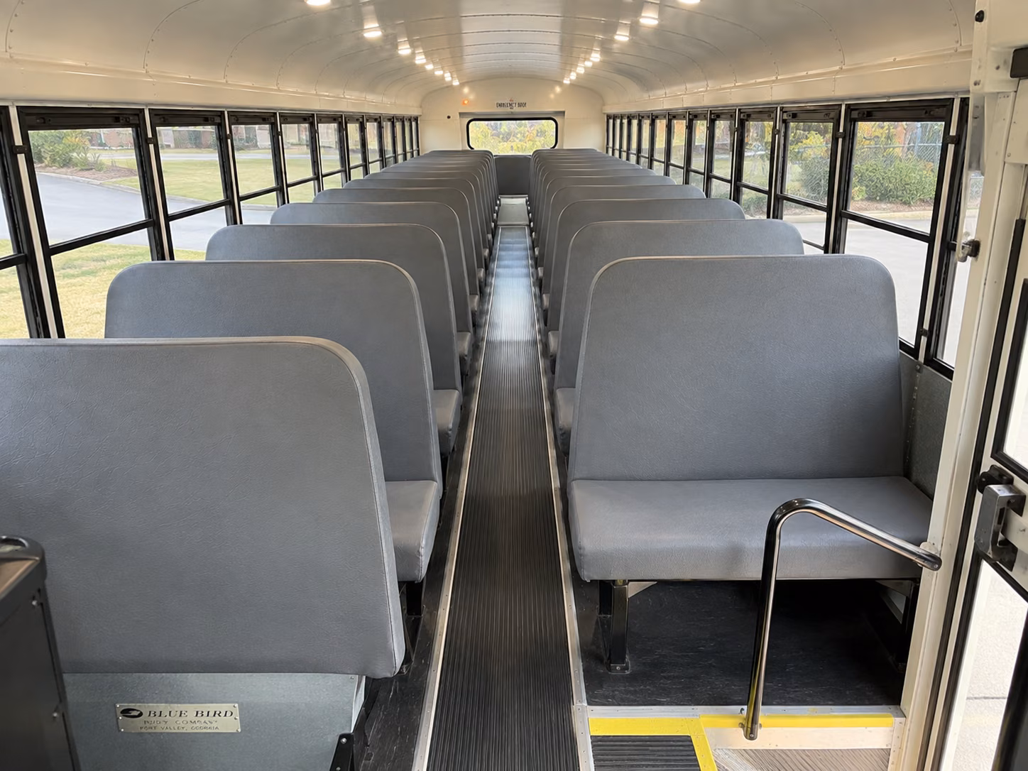 springfield school bus inside