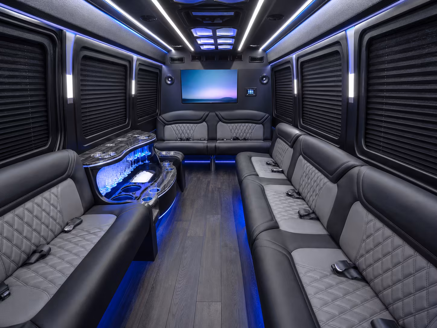 springfield sprinter limousine inside