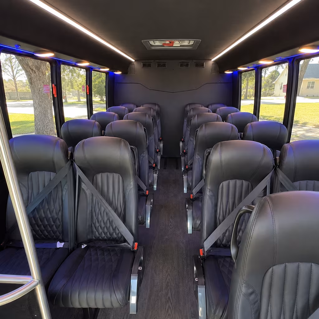 springfield wedding transportation onboard seating
